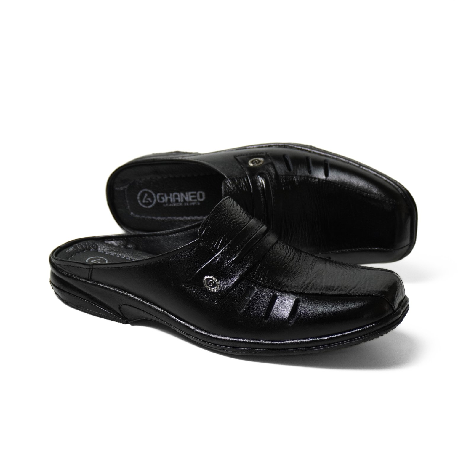 Sepatu Bustong Pria Kulit Asli SK-01 Hitam