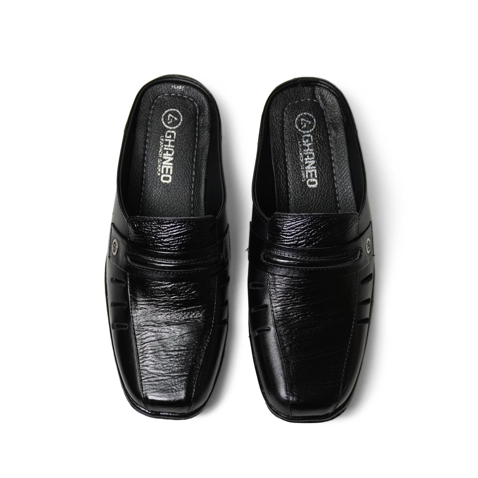 Sepatu Bustong Pria Kulit Asli SK-01 Hitam