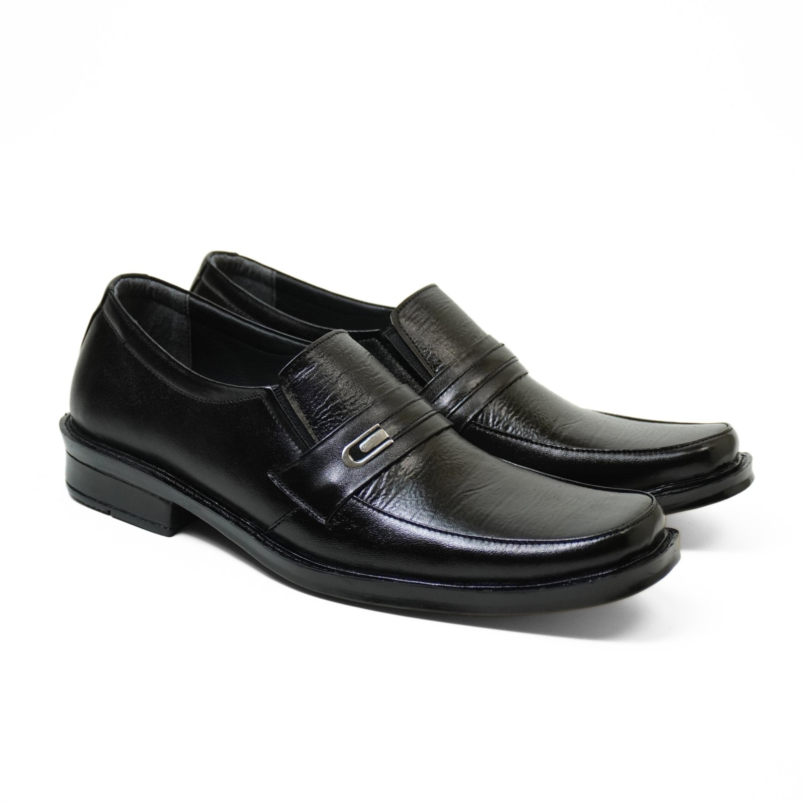 Sepatu Pantofel Pria Kulit Asli GS-02 Slip On