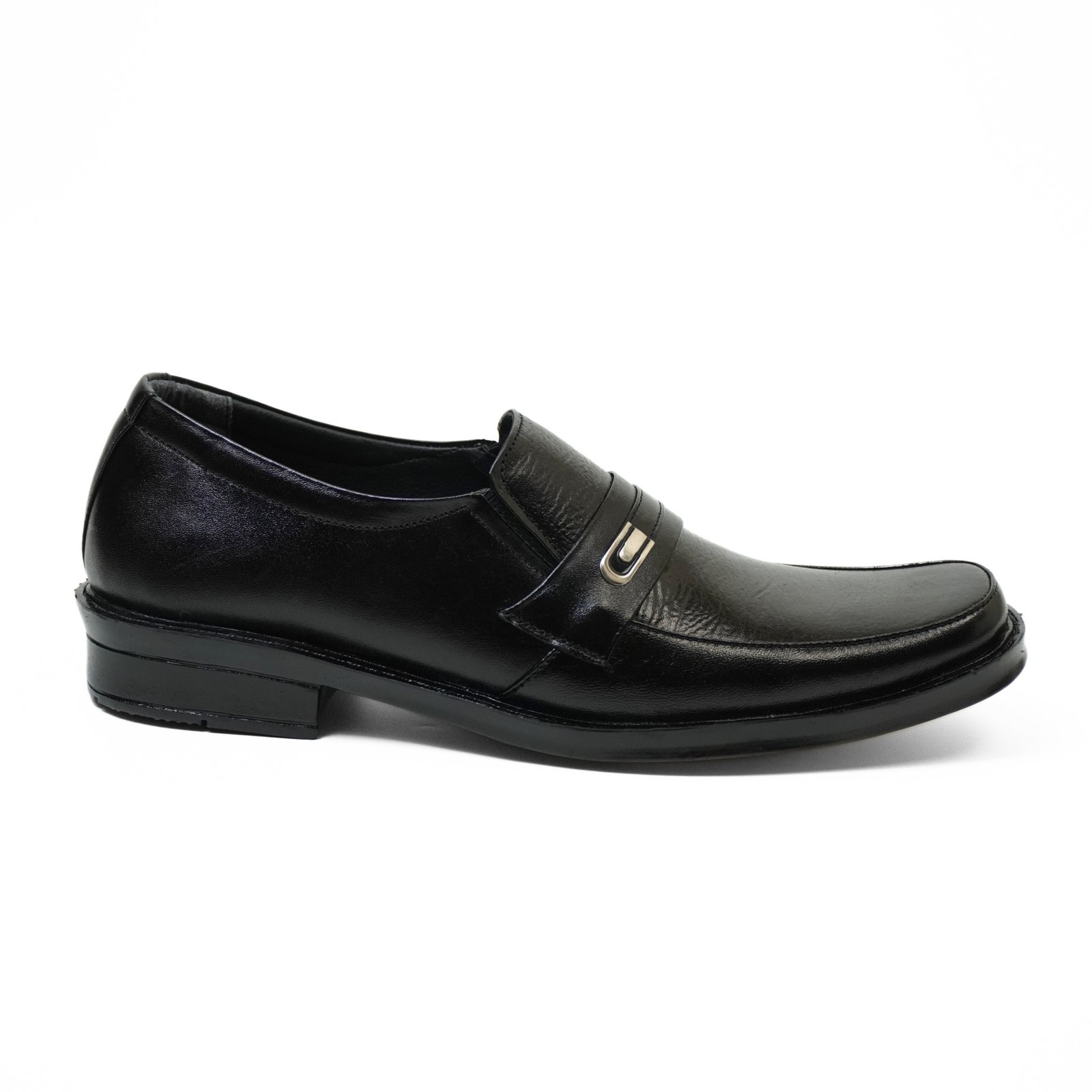 Sepatu Pantofel Pria Kulit Asli GS-02 Slip On