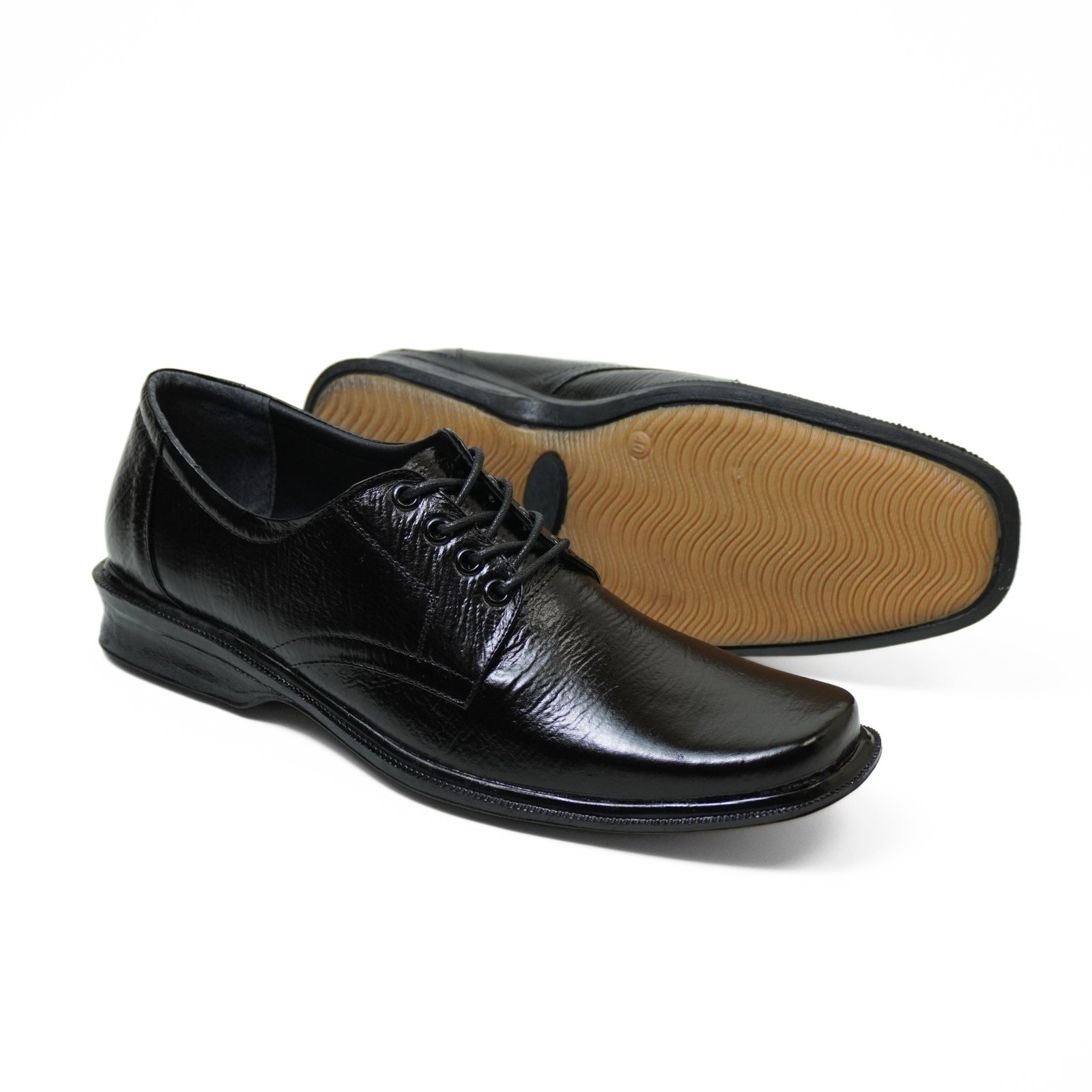 Sepatu Oxford Pria Formal Kulit Asli TL-01 Tali