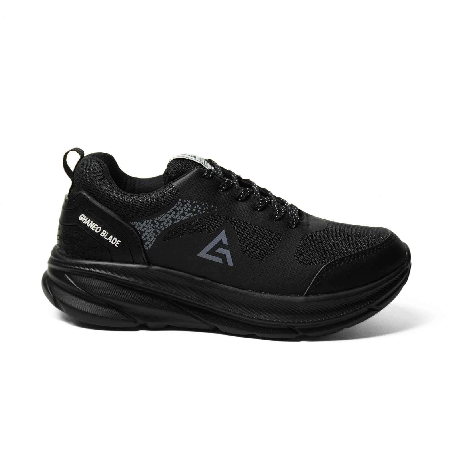 Sepatu Running Ghaneo Blade Hitam Putih