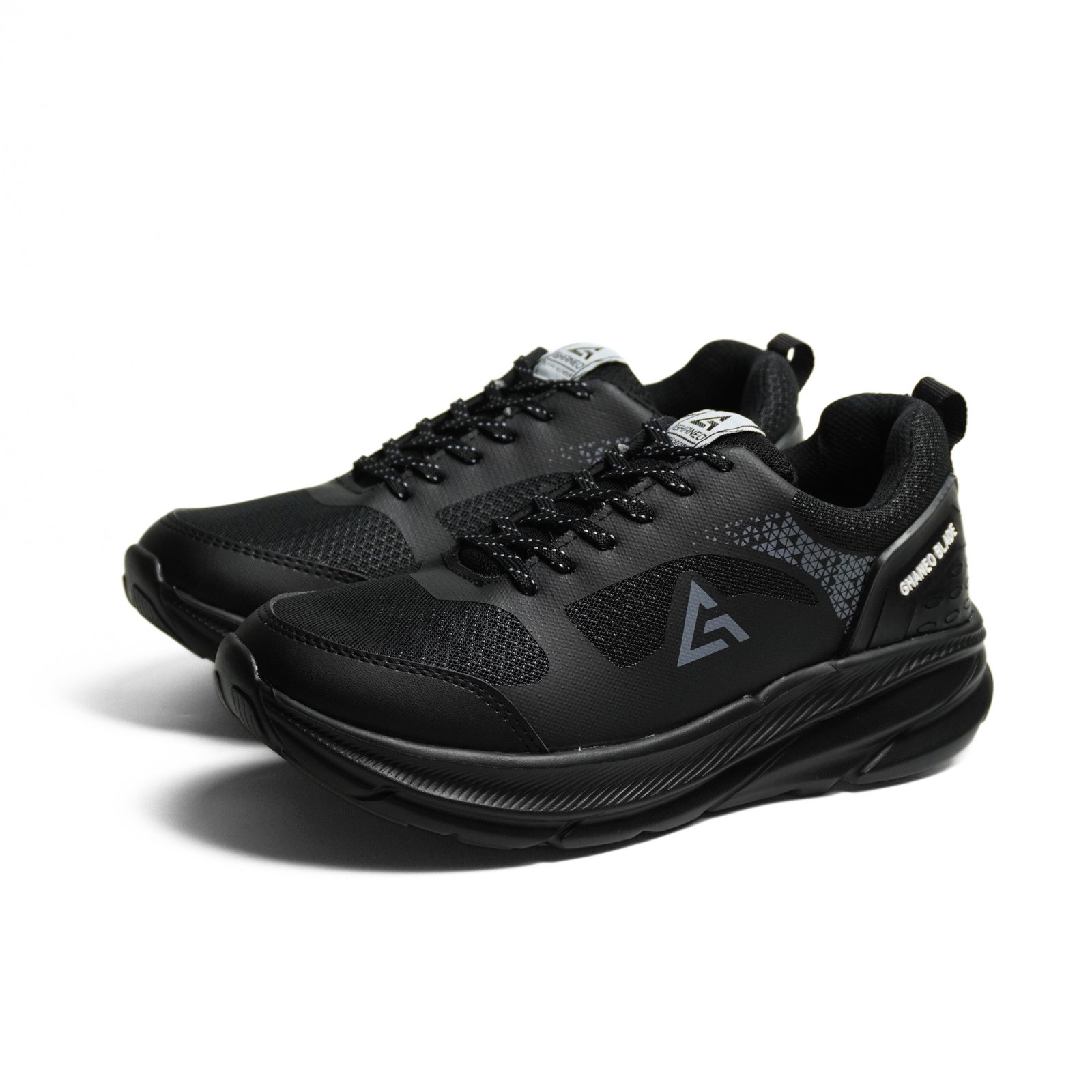 Sepatu Running Ghaneo Blade Hitam Abu