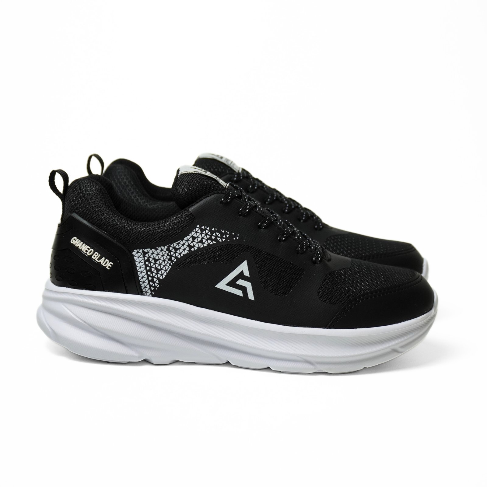 Sepatu Running Ghaneo Blade Hitam Abu