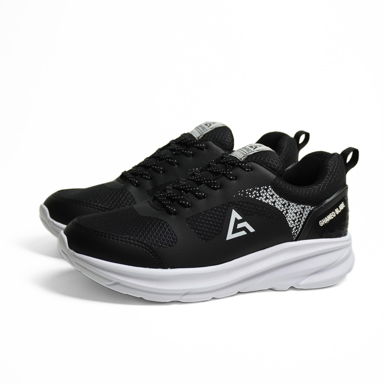 Sepatu Running Ghaneo Blade Hitam Abu