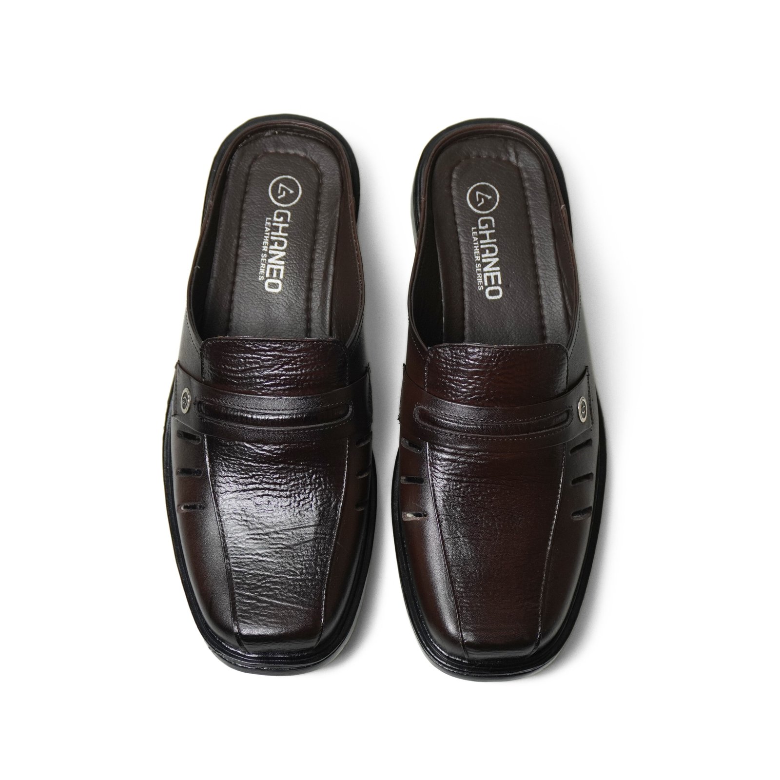Sepatu Bustong Pria Kulit Asli SK-01 Coklat