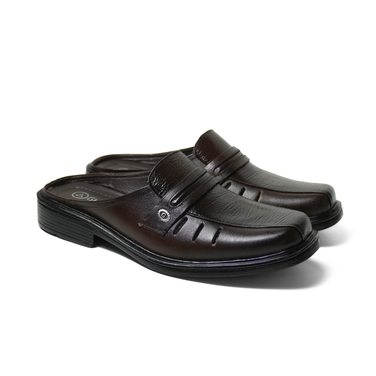 Sepatu Bustong Pria Kulit Asli SK-01 Coklat