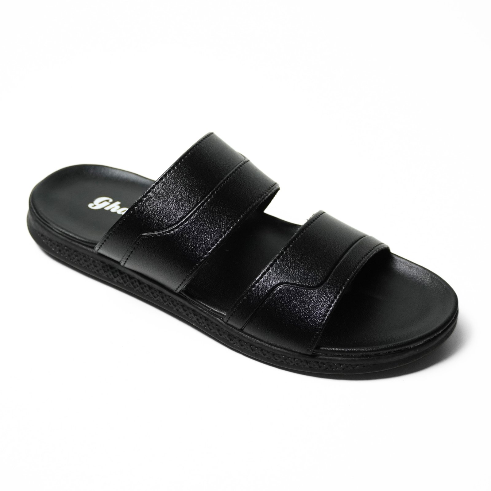 Sandal Pria Selop Casual F-08 Bandua - Hitam