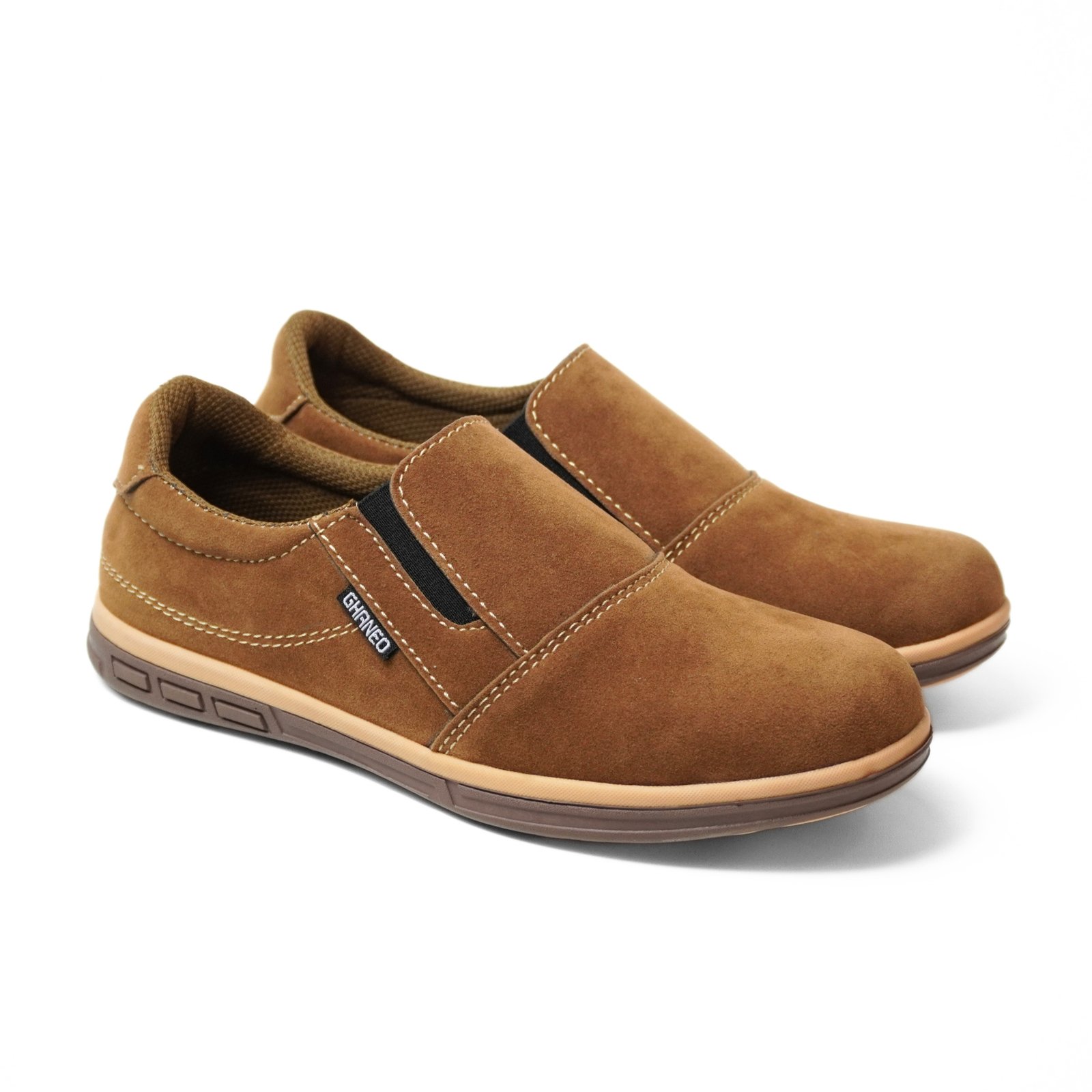 Sepatu Slip On Kulit Suede G-22 Casual