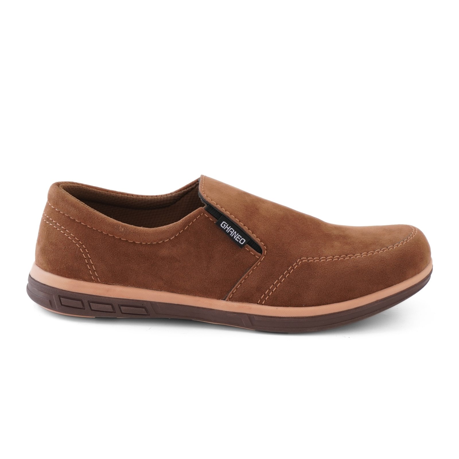 Sepatu Slip On Casual Kulit G-87 Full Black