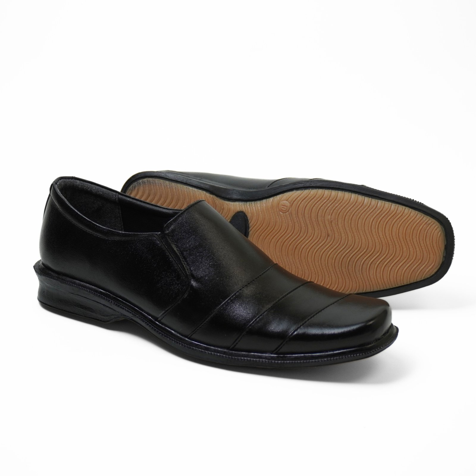 Sepatu Pantofel Pria Kulit Asli SP-3 Slip On